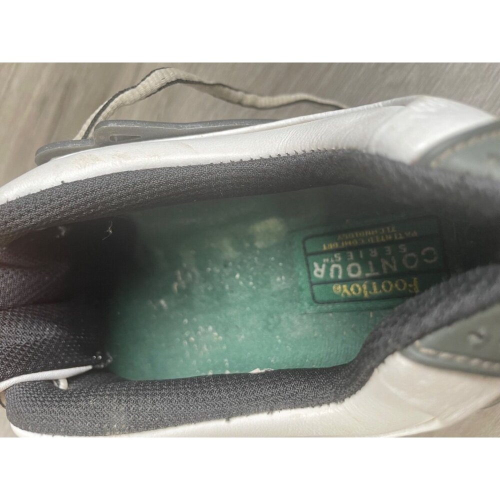 Footjoy Golf Shoes Women's Size 8.5 M White Leather 54195 Comfort - Picture 9 of 16